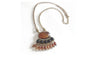 Brown Resin Beads Pendant Necklace For Women