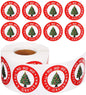 Fun Loving Christmas Stickers Roll Christmas Tree Stickers for Christmas Decorations