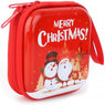 New Small Cute Christmas Zipper Coin Purse Fun Loving Mini Wallet Bag for Kids Candy Pattern Purse