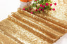 Delight Gold Sparkly Sequin Table Runner for Christmas Decoration. Wedding, Parties