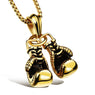 Men's Glove Style Race Titanium Steel Pendant Necklace
