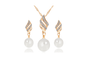 Beautiful Pearl Wedding Party Jewellery Sets For Women