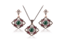 Turkish Bridal Jewelry Set For Women's Fashion Vintage Stunning Necklace Earrings Jewelry Gifts