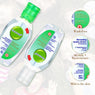 Antibacterial Hand Sanitizer 75% Bacteriostatic Gel Hand Sanitizer Wipe Out Bacteria 50ml Disposable Disinfectant Gel Green Flip Hand Sanitizer,