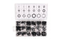 225 Pcs 6 Sizes Kit Air Conditioning HNBR O Rings Car Auto Vehicle Repair ToolKit