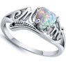 New Fashion Colorful Rhinestone Heart Shape Crystal Rings