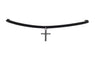 Leather Torques Retro Cross Pendants Necklace