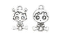 10 Pcs Antique Silver Plated Charms Pendant For Kids