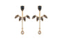 New Alloy Water Drop Crystal Vintage Earrings