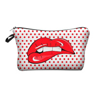 New Fashion Printing Makeup Bags With Multicolor Pattern Women Ladies Casual Fashion Polyester Cartoon Shape Bags - sparklingselections
