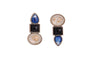 New Stylish Alloy Gold Color Asymmetric Earrings