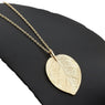 Hot Selling Necklaces - Gold Color Chain Leaf Design Pendant Necklace for Women Jewelry