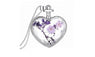 Vintage Glass Collares Dry Flower Statement Necklace for Women