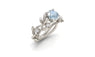 Flowers Finger Alloy Rings For Women