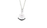 Vintage Silver Plated Anchor Pendant Necklace For Women