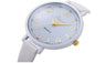 New fashion Casual Checkers Faux Leather Quartz Analog Wrist Watch For Women