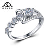 White Gold-Color Wedding Rings for Women