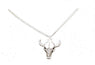 Buffalo Bull Head Skull Necklace For Men