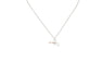 Unisex Antique Silver Plated Gun Necklace