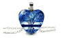 Tree Glass Cabochon Heart Shaped Necklace For Women
