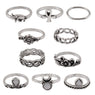 New Fashion European and American Retro Ring Sets