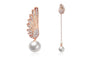 Women's Christmas Drops Pearl Stud Earrings