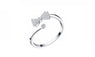Adjustable size with Crystal Bow Party Ring