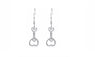 Infinity Love Crystal Drop Earrings For Women