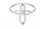 Silver Plated Infinity Cross Shape Fashion Ring (7)