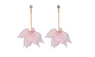 Stylish Rhinestone Resin Flower Earrings For Women