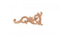 Wood Corner Flower Carved Pieces of Furniture Decoration Home