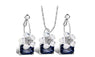Blue Crystal Romantic Fine Bride Sets