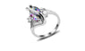 Silver Gold Filled Vintage Wedding Engagement Rings