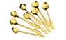 8PCS Flower Shape Stainless Steel Coffee Tea Spoon