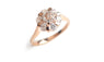 Flower Zircon wedding Rings For Women