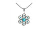 Natural Stone Flower Necklace For Women