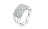 Silver Color Cubic Zirconia Ring For Women