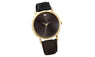 Women Retro Pu Leather Band Analog Quartz Wrist Watch