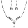 New Stylish V Shaped Rhinestone Australia Jewelry Set