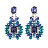 New Fashion Trendy Elegant Shiny Resin Stone Blue Earrings