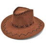 Western Cowboy Men Striped Beautiful Hat Cap