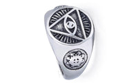 316L Stainless steel Signet Ring Mens Jewelry, 8 - sparklingselections