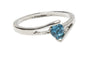 Trendy Charming Heart Shaped Rhinestone Alloy Ring For Men