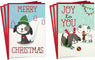New Beautiful Assortment Snow Dogs Christmas Cards