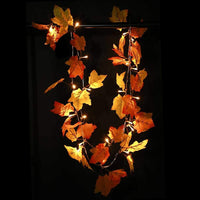 Thanksgiving Decorations Lighted Fall Garland, Thanksgiving Decor String Lights - sparklingselections