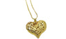 Gold Hollow Out Heart Pendant Necklaces