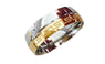 Besteel Mens Stainless Steel Band Ring
