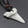 Shark Tooth Pendant Necklace For Women