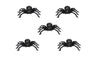 Plastic Black Spider Halloween Funny Prank Toys