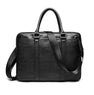 Luxury Leather Simple Business Men Briefcase Bag Fashion Open Pockets Polyester Lining Shoulder Handbags